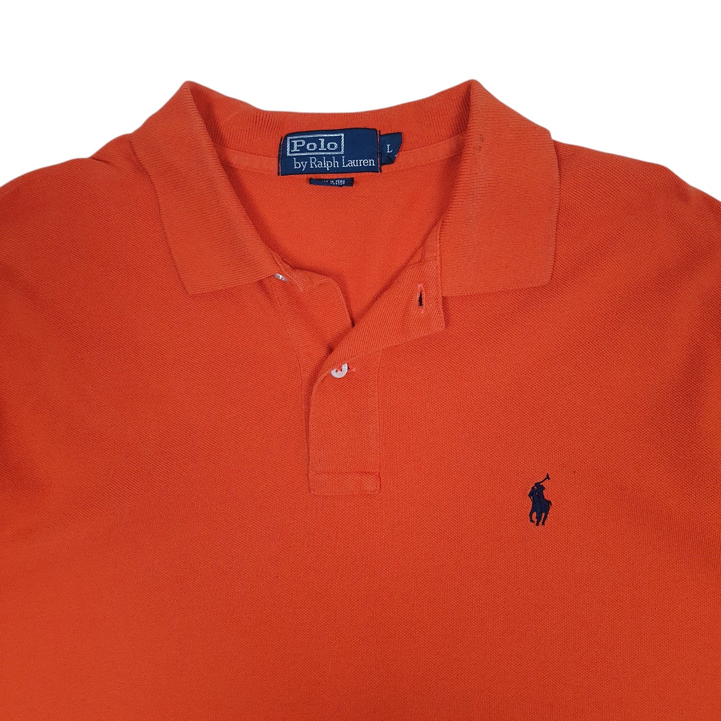 Mens Orange Polo Ralph Lauren   Polo Shirt