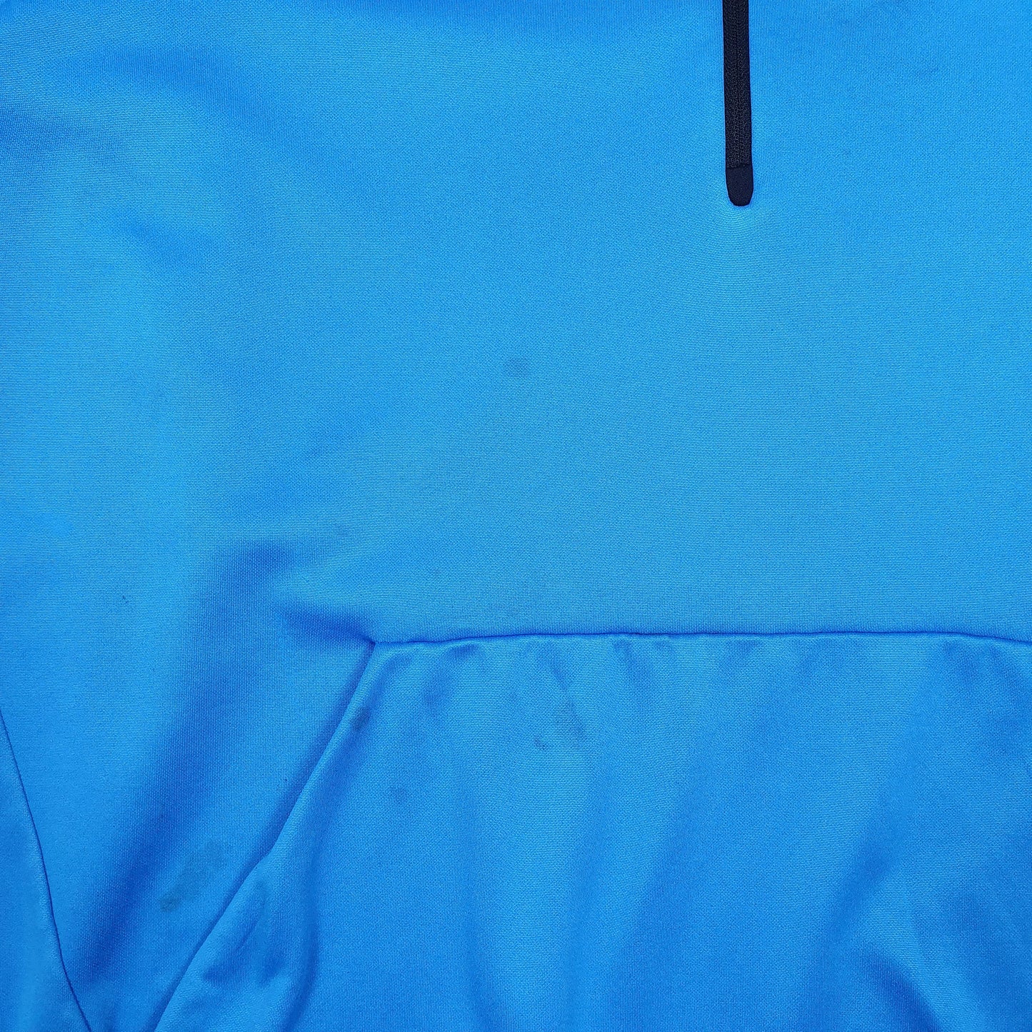 Mens Blue Nike Dri Fit Quarter Zip Jumper