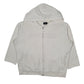 Womens Cream Reebok Hoodie Full Zip Jumper