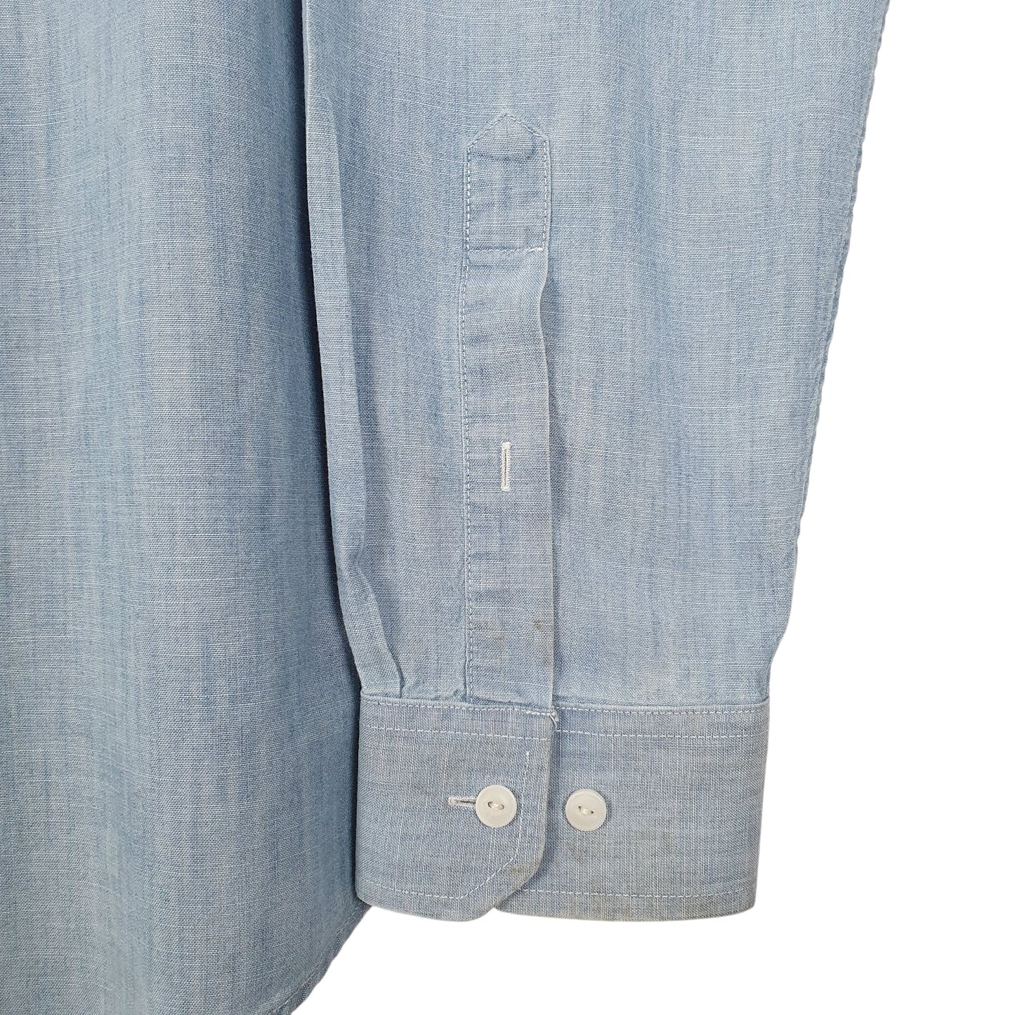 Mens Blue L.L.Bean   Shirt