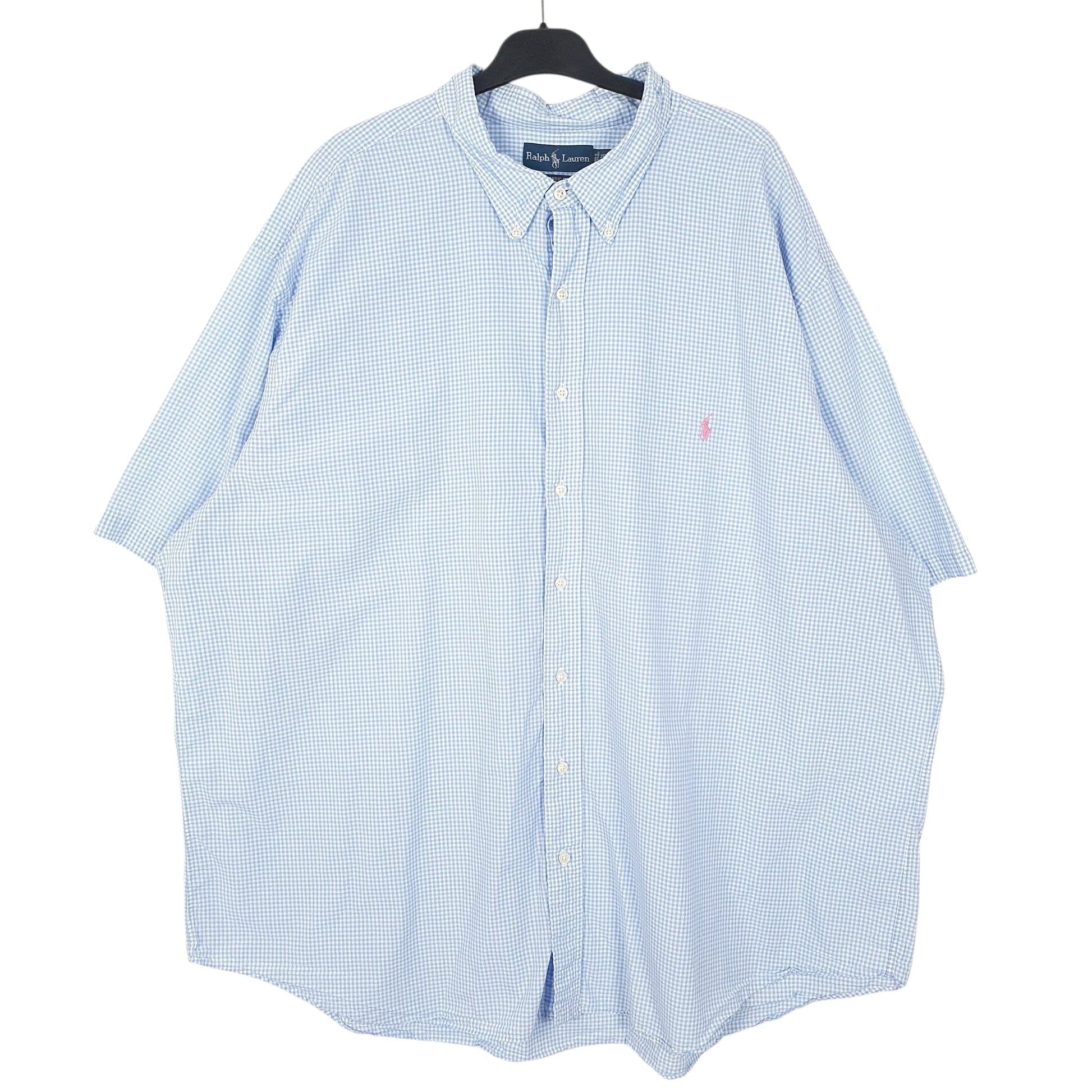 Mens Blue Ralph Lauren  Short Sleeve Shirt