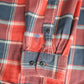 Mens Red L.L.Bean Plaid  Shirt