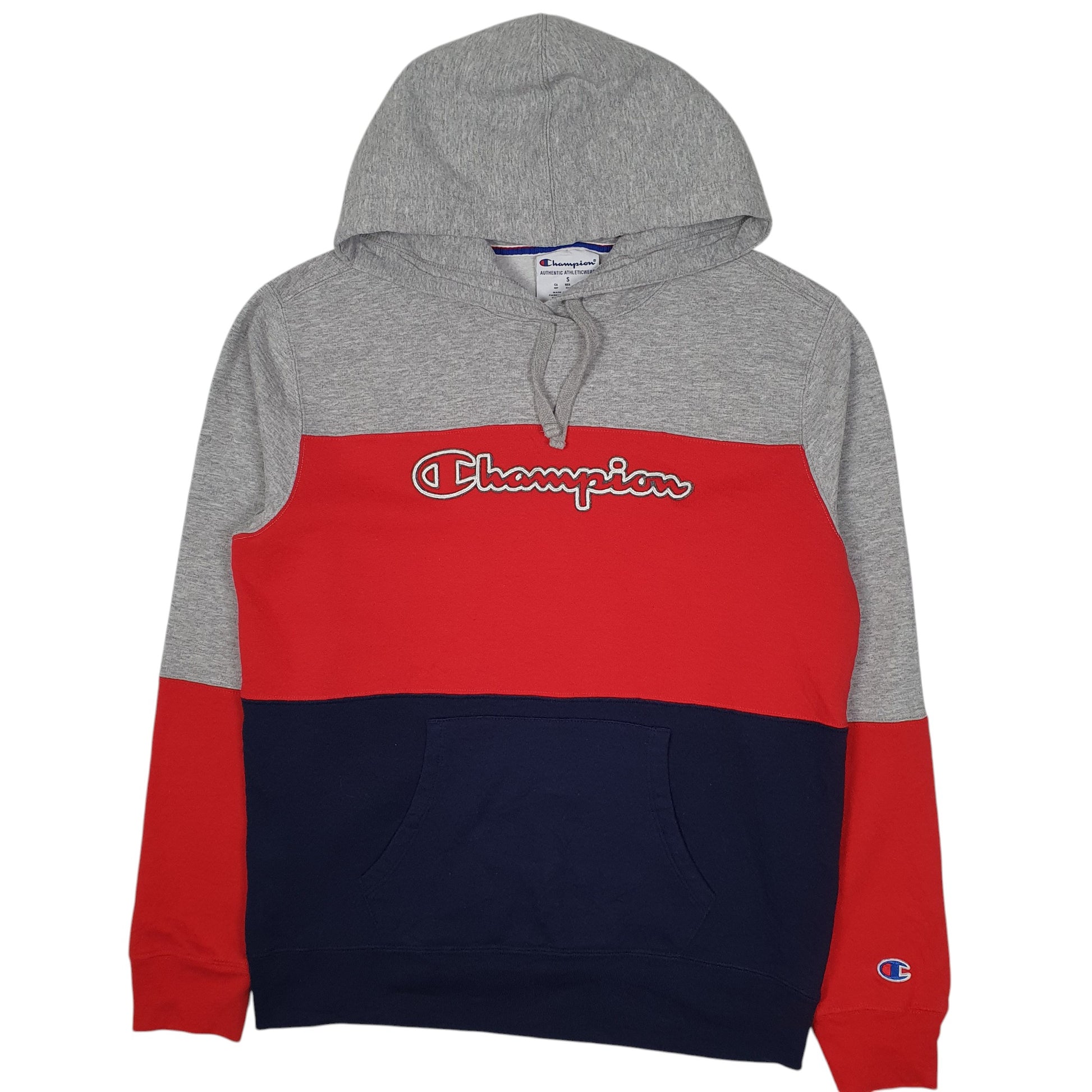 Mens Grey Champion  Hoodie Jumper