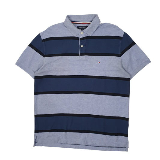 Mens Blue Tommy Hilfiger  Short Sleeve Polo Shirt