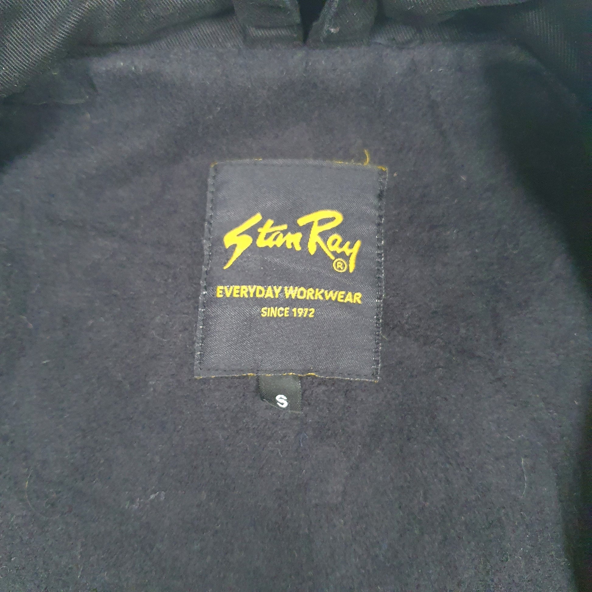 Mens Black Stan Ray   Coat