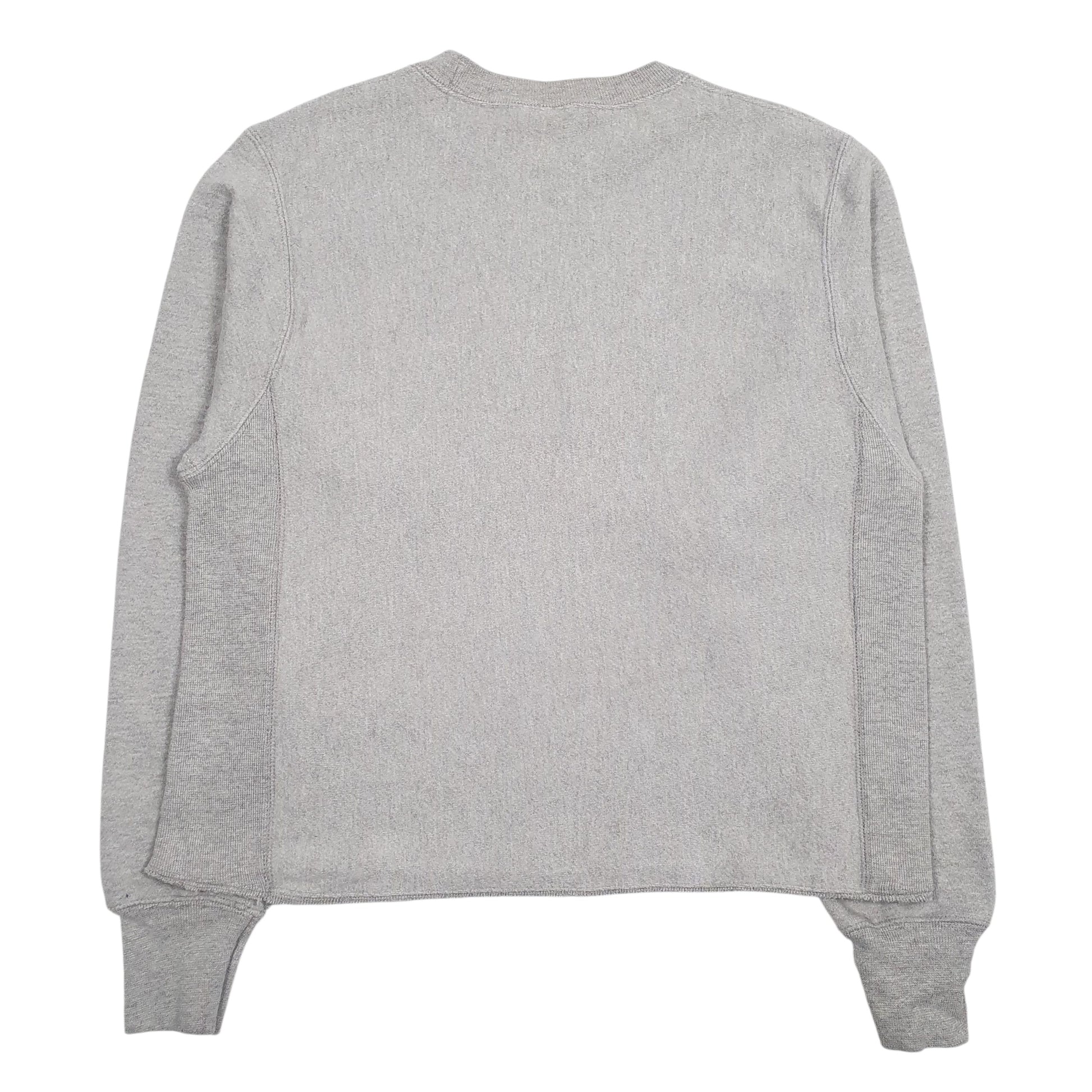 Womens Grey Champion Reverse Weave Crewneck Jumper