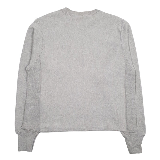 Womens Grey Champion Reverse Weave Crewneck Jumper