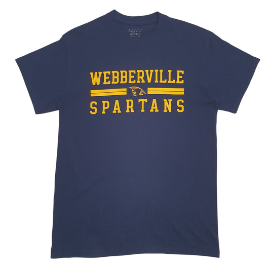 Mens Navy Gildan Webberville Spartans Short Sleeve T Shirt