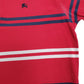 Mens Red Burberry   Polo Shirt