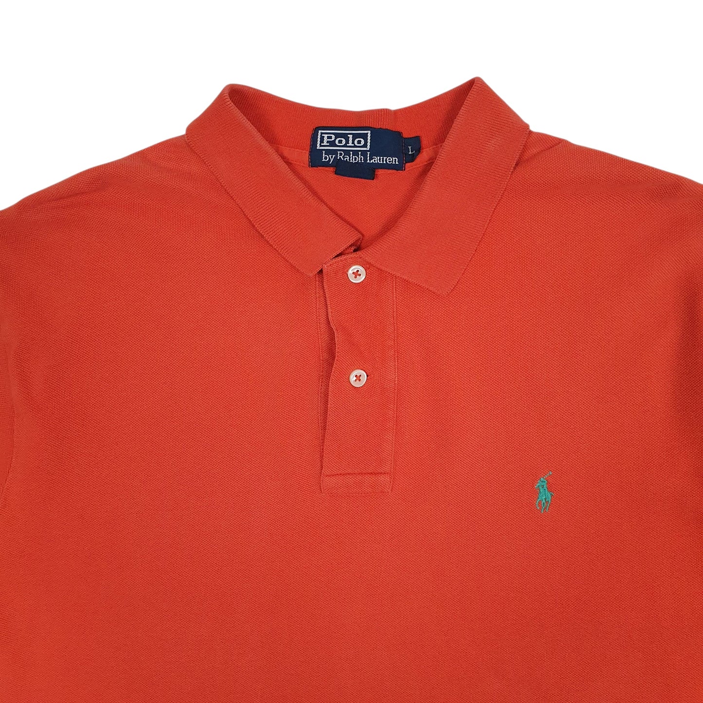Mens Orange Polo Ralph Lauren   Polo Shirt