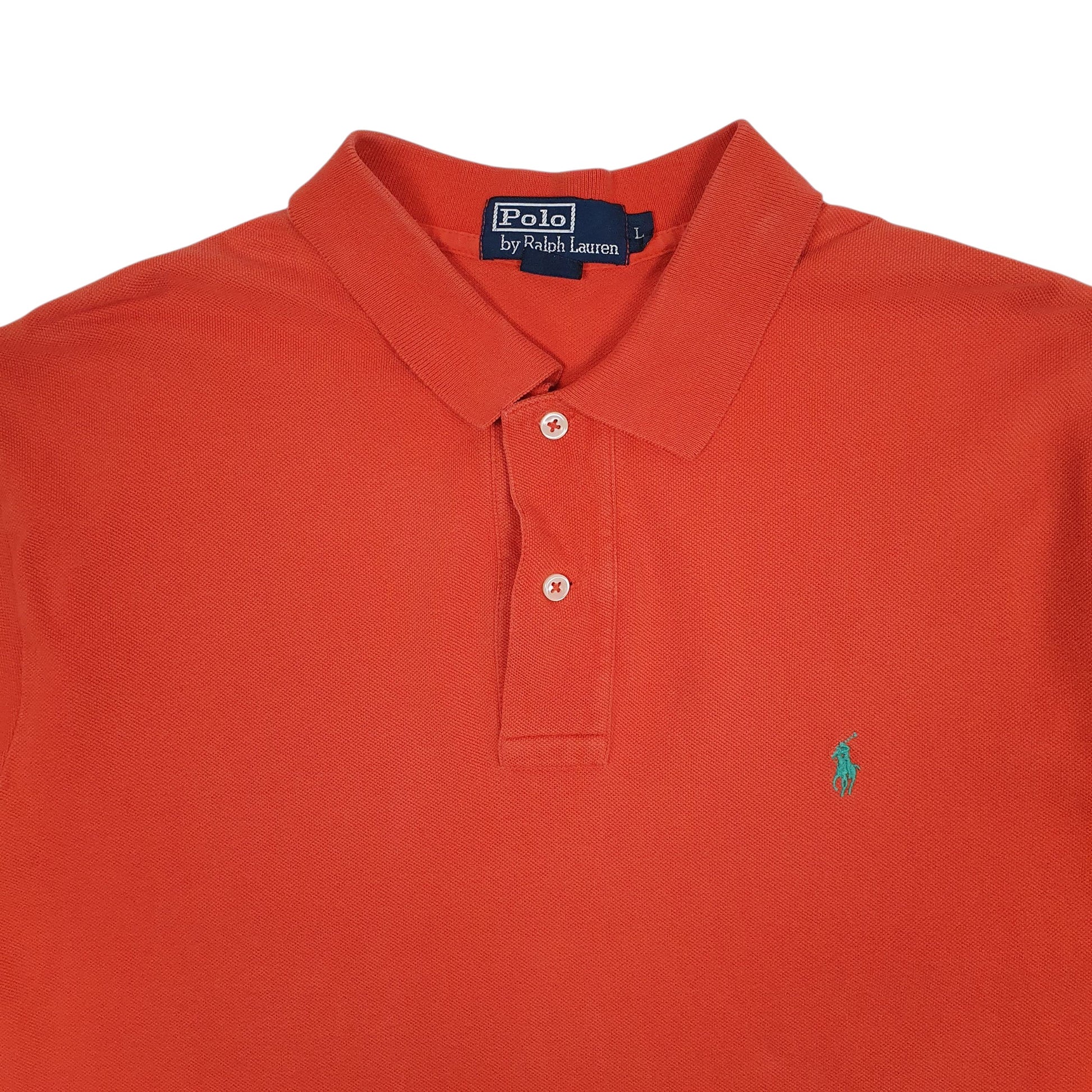 Mens Orange Polo Ralph Lauren   Polo Shirt