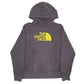 Mens Grey The North Face Spellout Hoodie Jumper