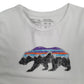 Mens White Patagonia Organic  T Shirt