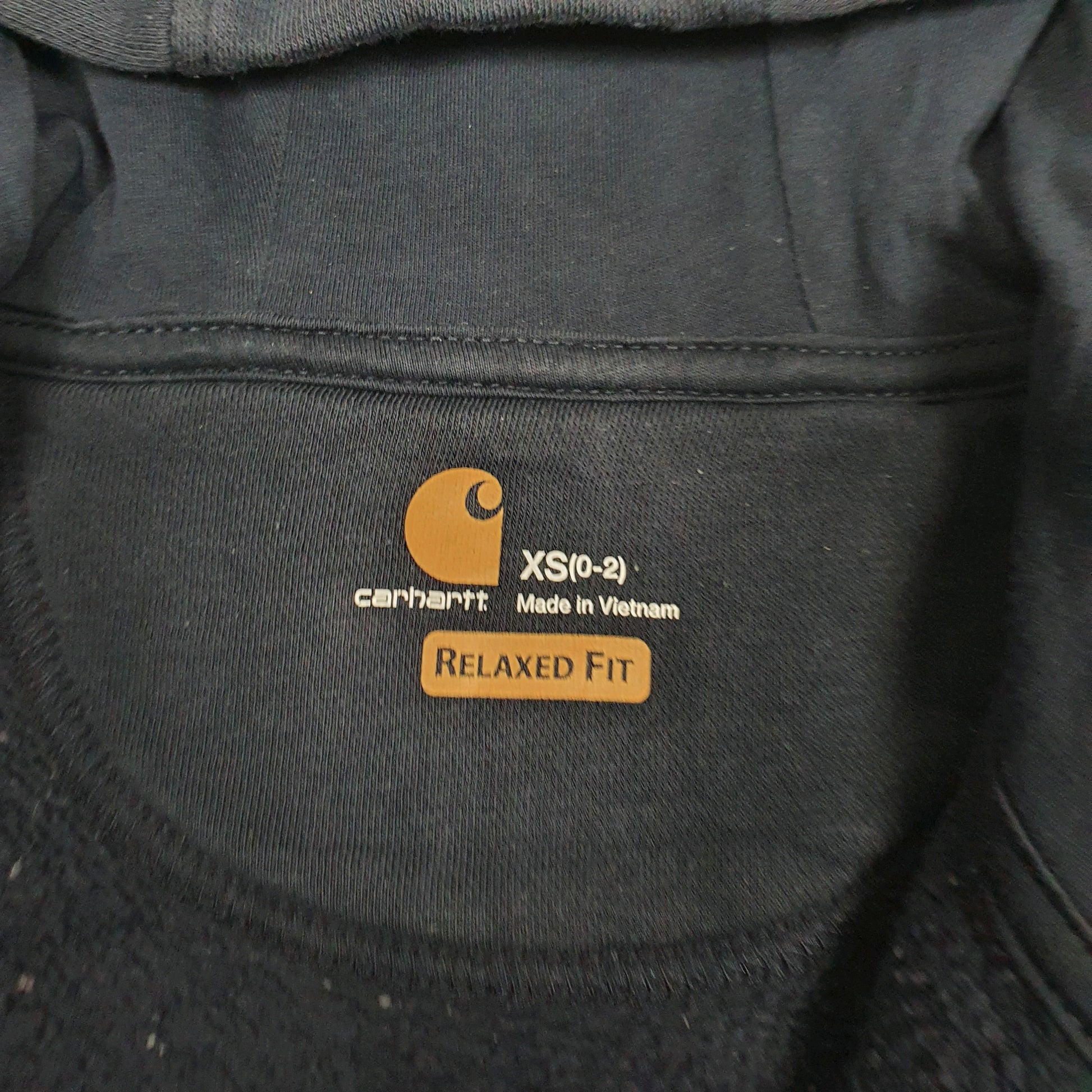 Womens Navy Carhartt  Full Zip Jumper