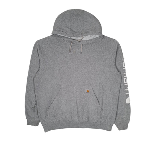 Mens Grey Carhartt  Hoodie Jumper