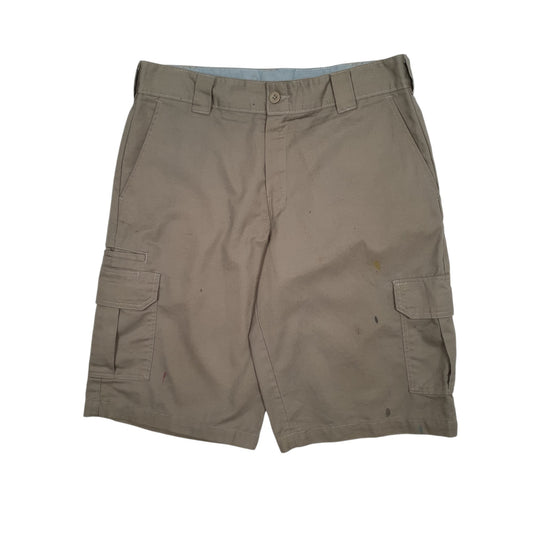Mens Beige Dickies  Cargo Shorts