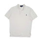 Mens White Polo Ralph Lauren  Short Sleeve Polo Shirt