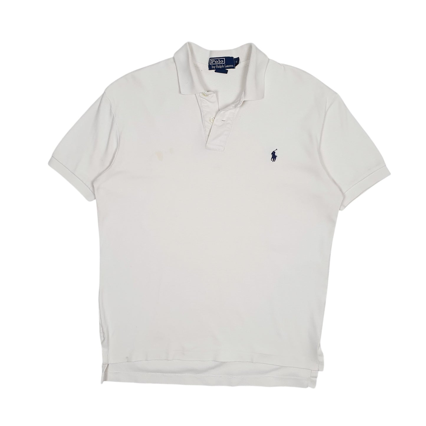 Mens White Polo Ralph Lauren  Short Sleeve Polo Shirt