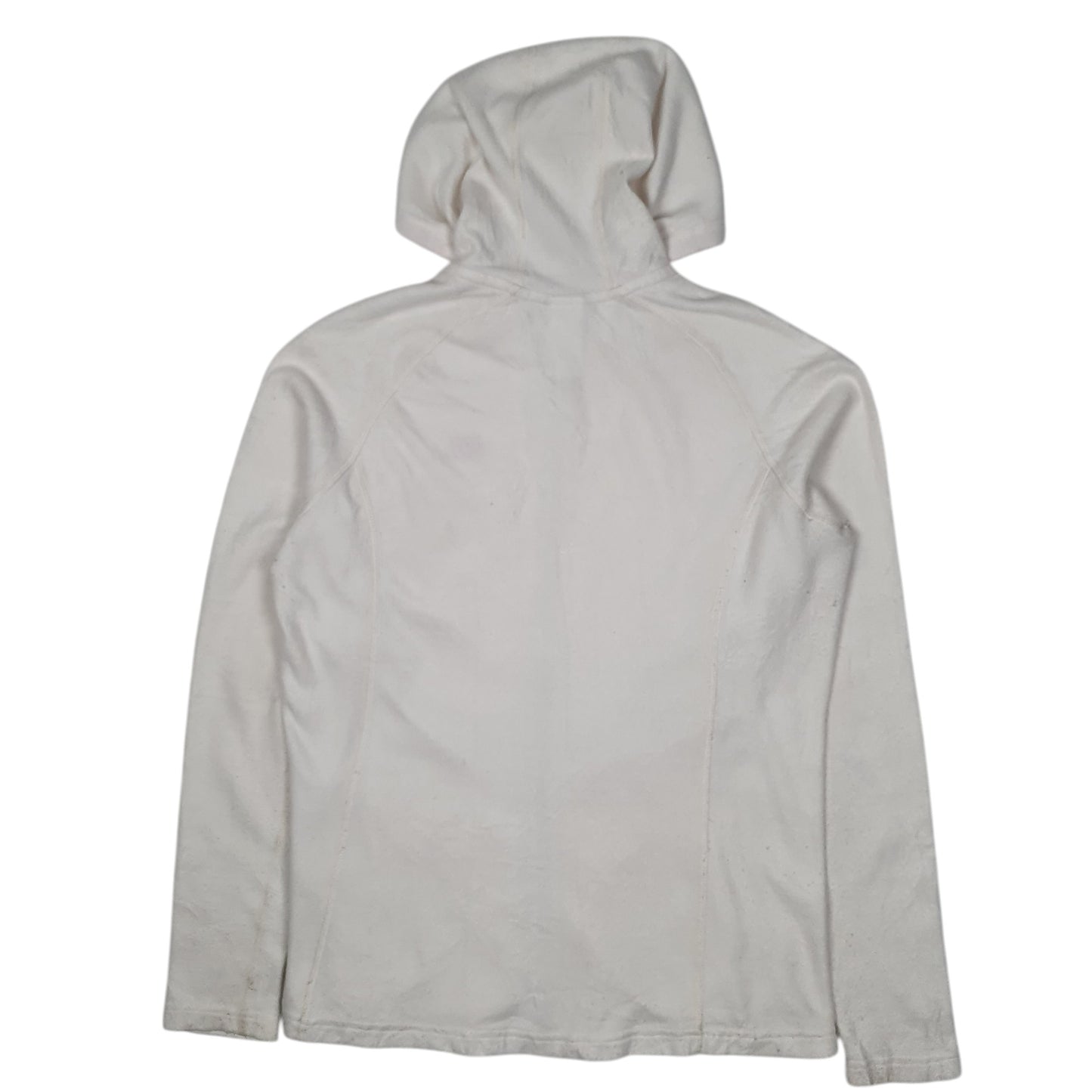 Womens White The North Face Hoodie Full Zip Jumper