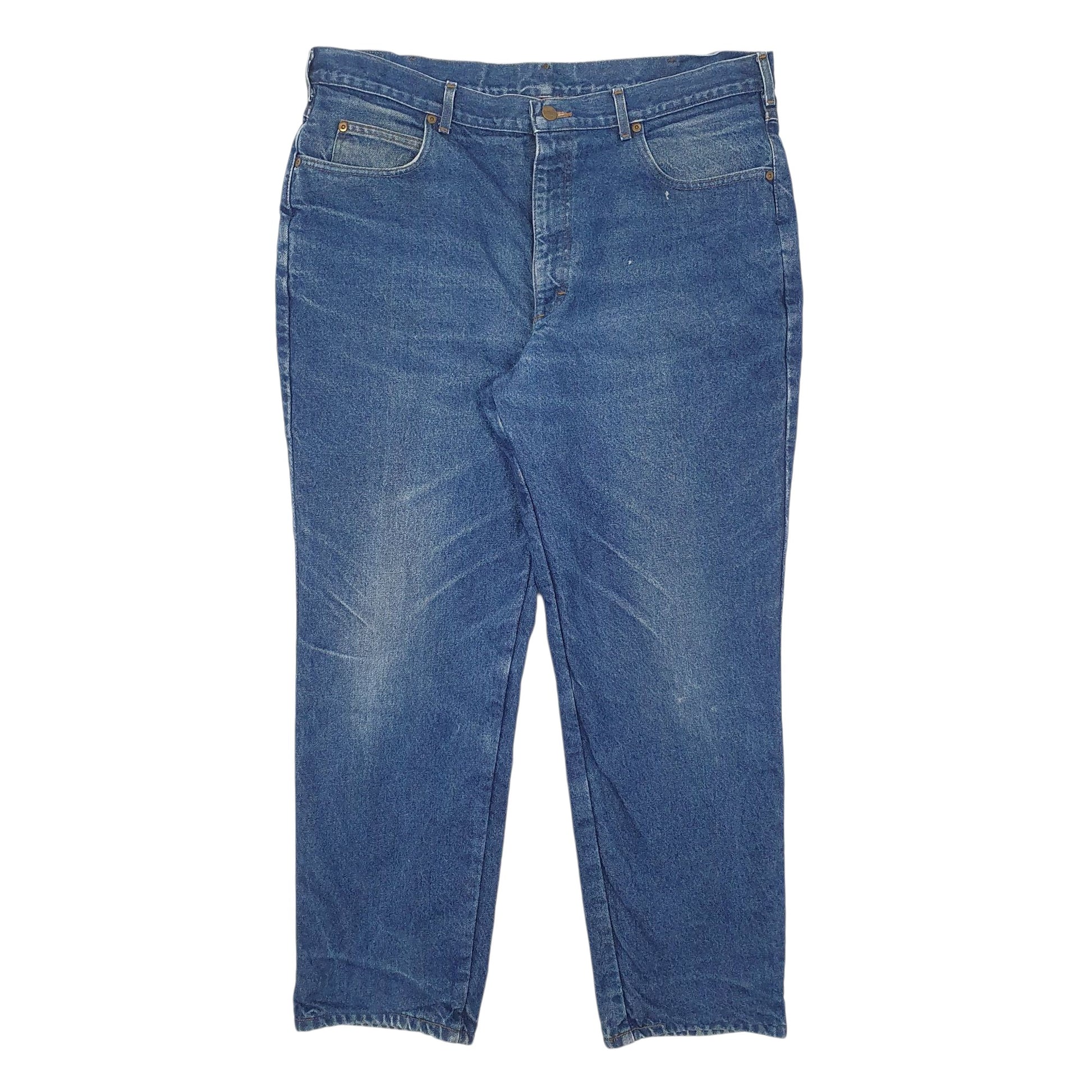 Mens Blue L.L.Bean Blanket Lined Made In USA 90s Casual JeansW40 L30