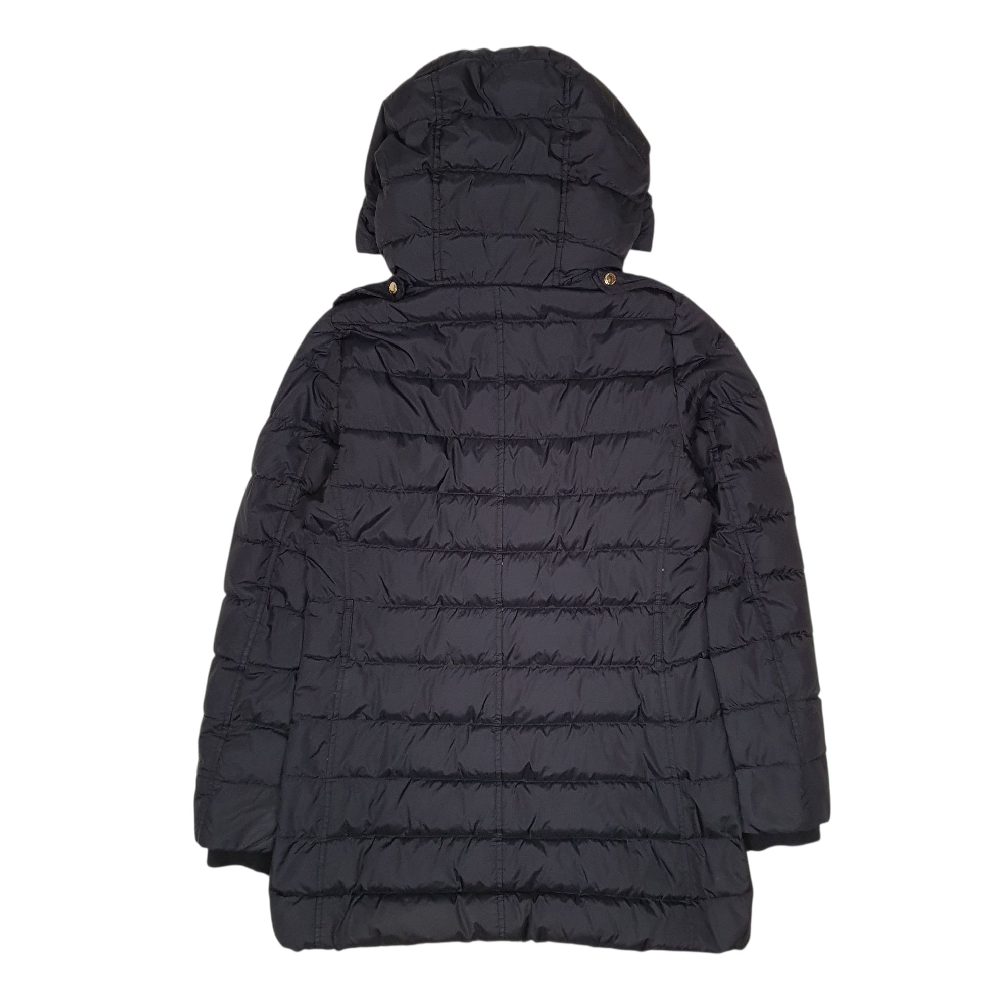 Mens Black Burberry Parka  Coat