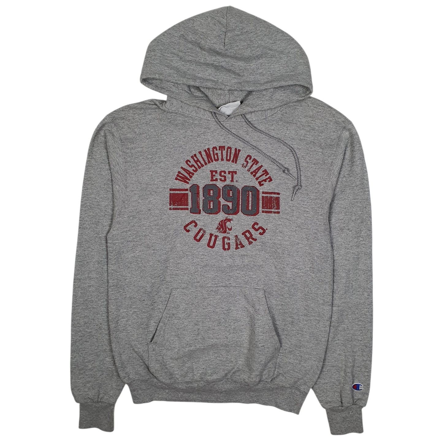Mens Grey Champion Washington State Cougars Hoodie Jumper