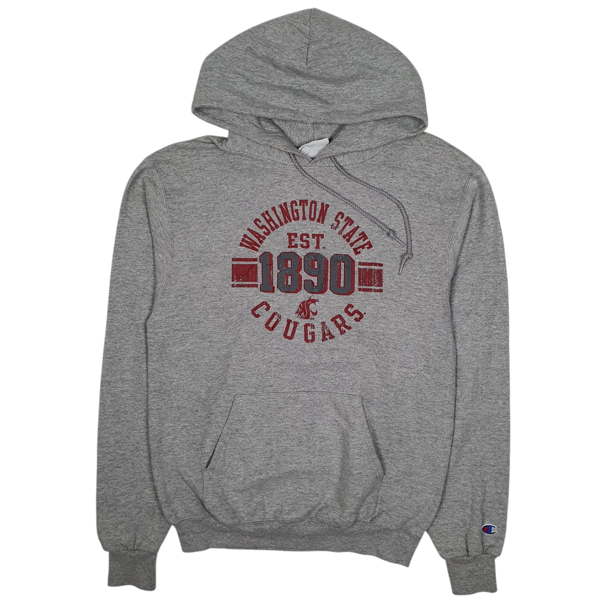 Mens Grey Champion Washington State Cougars Hoodie Jumper