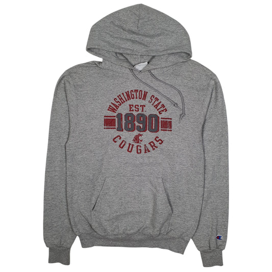 Mens Grey Champion Washington State Cougars Hoodie Jumper