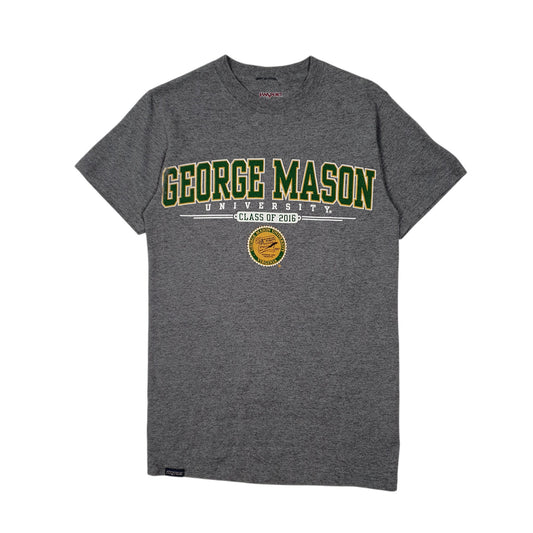 Mens Grey Jansport George Mason University Short Sleeve T Shirt