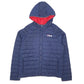 Mens Navy Fila  Crewneck Coat