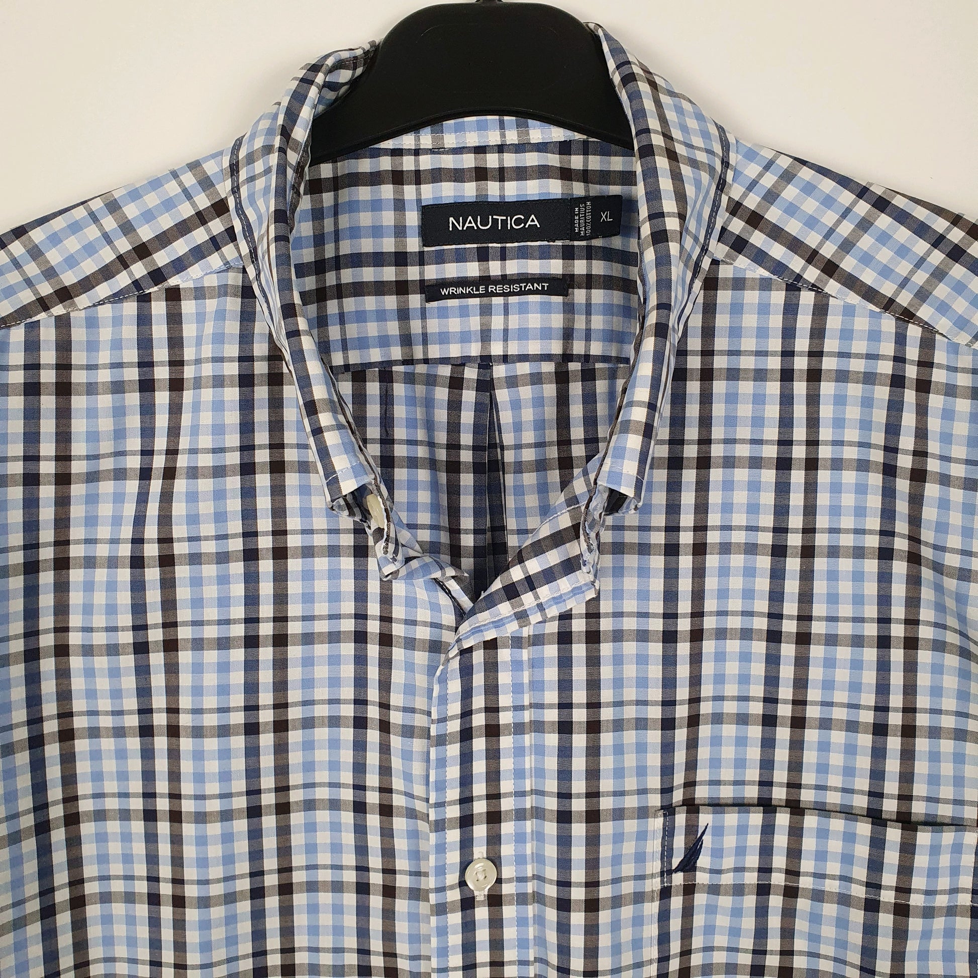 Mens Blue Nautica   Shirt