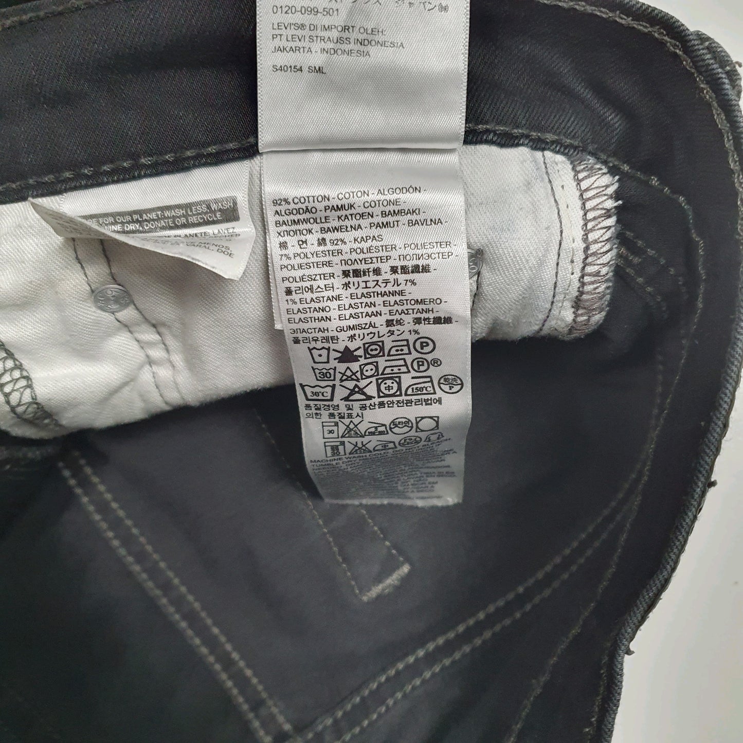 Mens Black Levis   Jeans