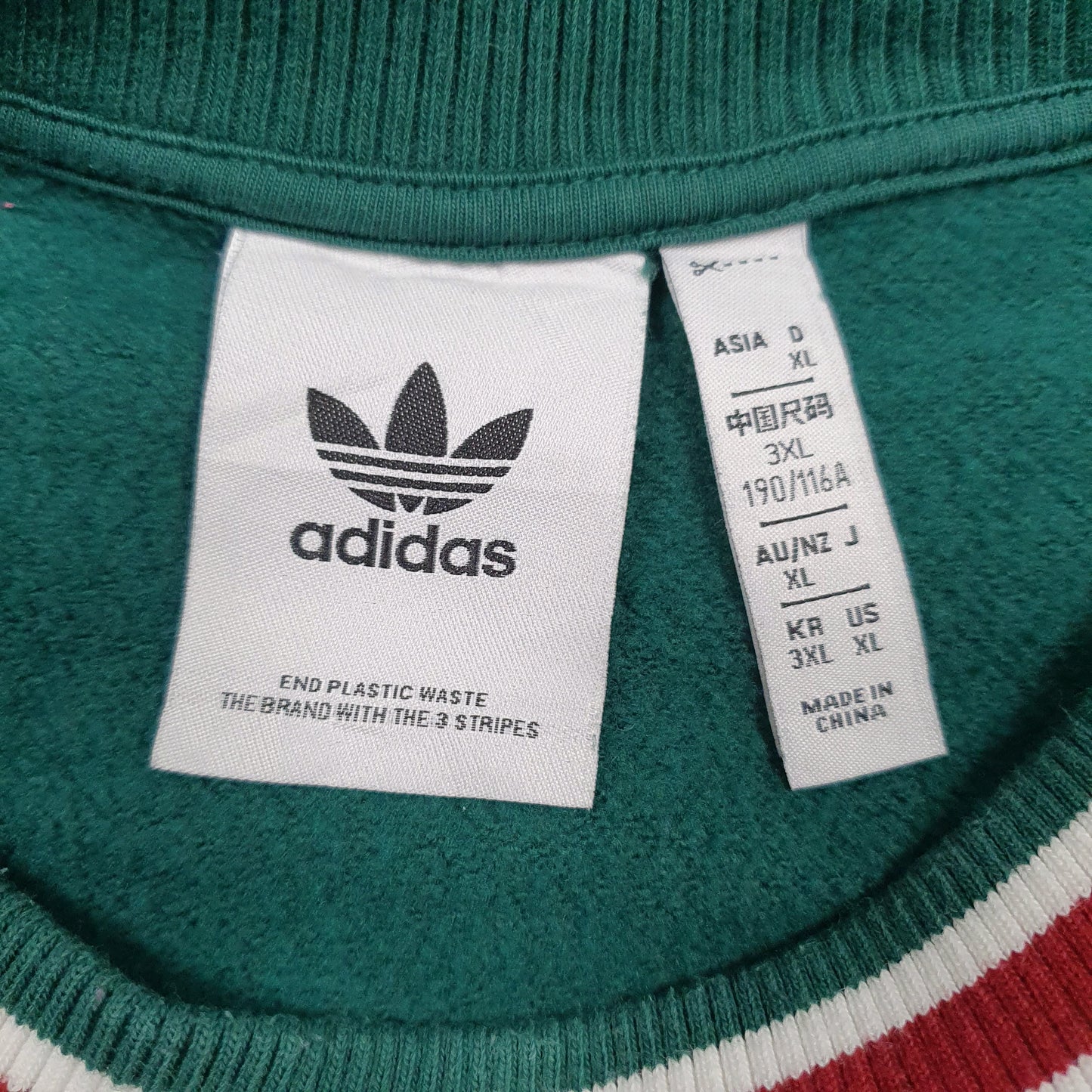 Mens Green The North Face Spellout Crewneck Jumper