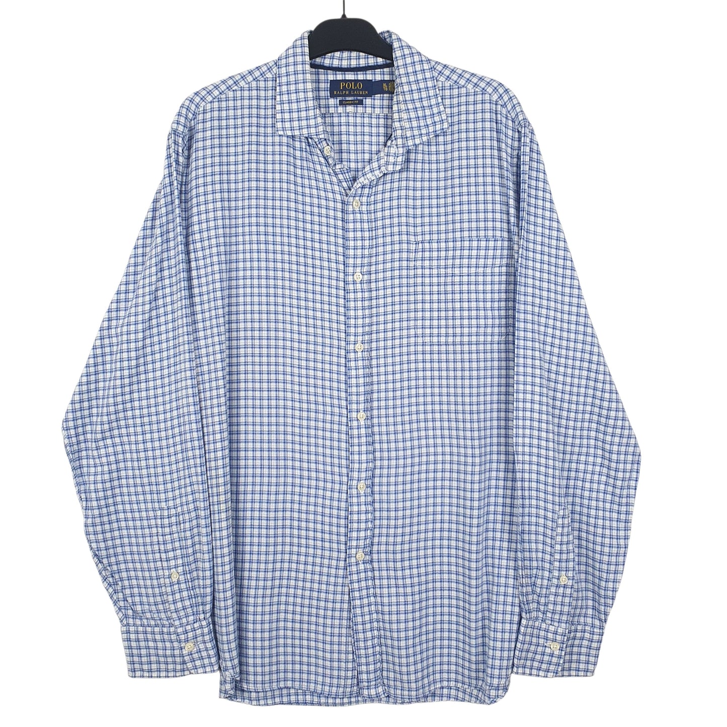 Mens Blue Polo Ralph Lauren  Long Sleeve Shirt