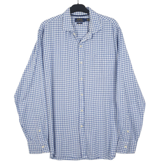 Mens Blue Polo Ralph Lauren  Long Sleeve Shirt