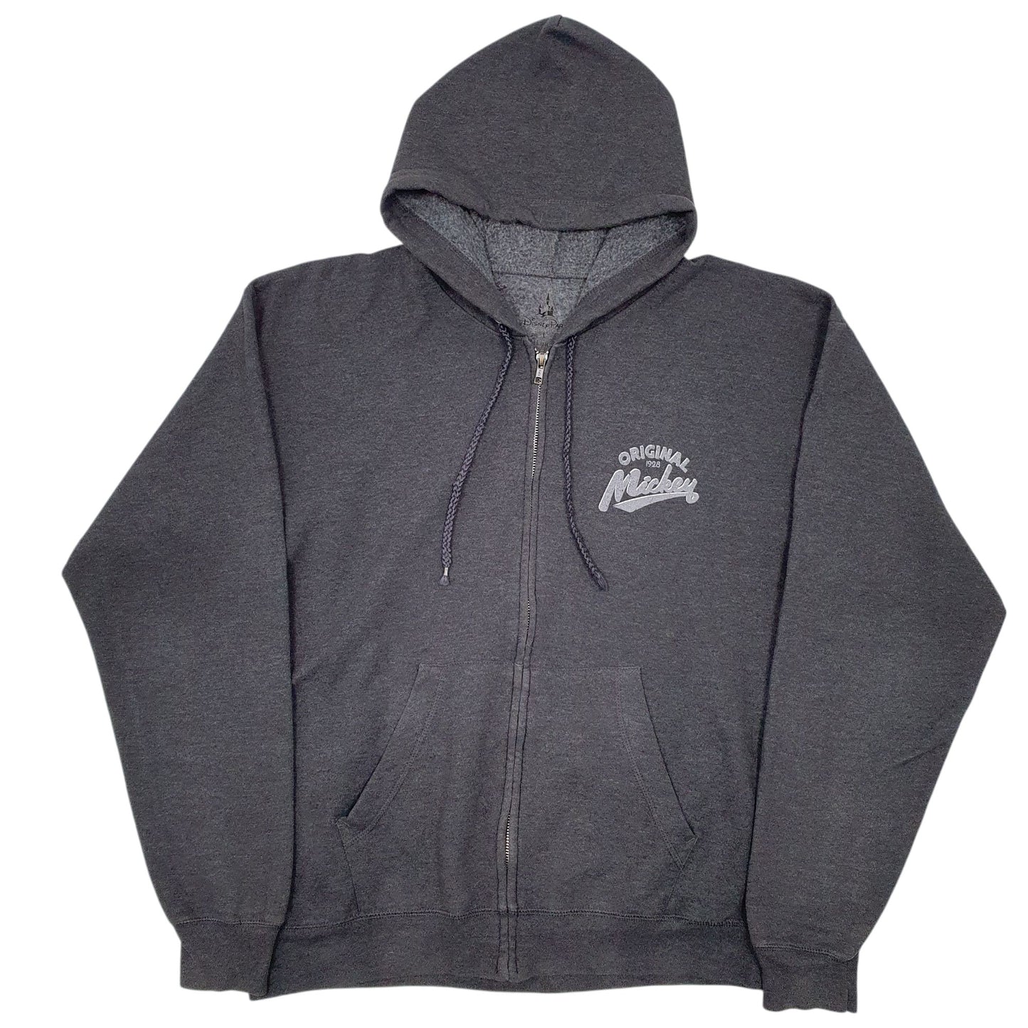 Mens Grey Hanes Disney Full Zip Jumper