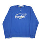 Mens Blue Nike Pullman Track & Run Crewneck Jumper