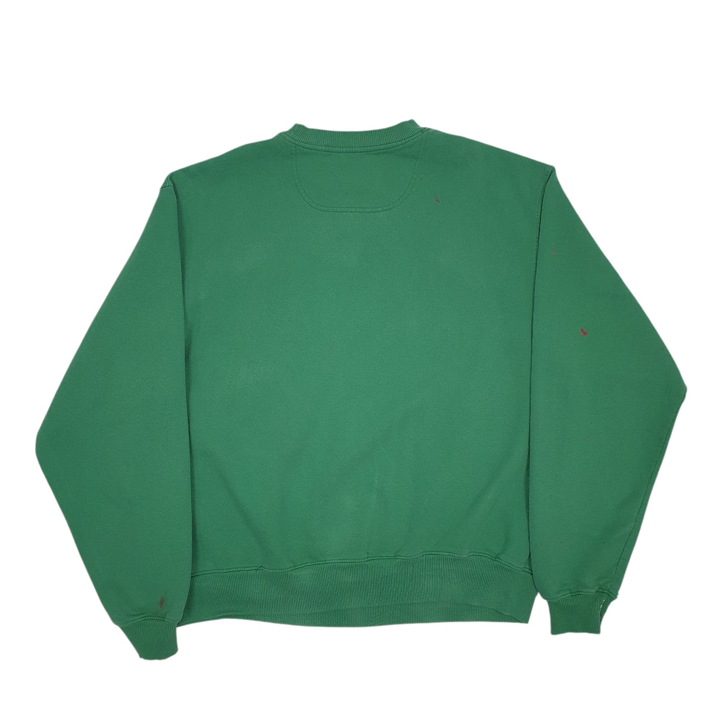 Mens Green Champion  Crewneck Jumper