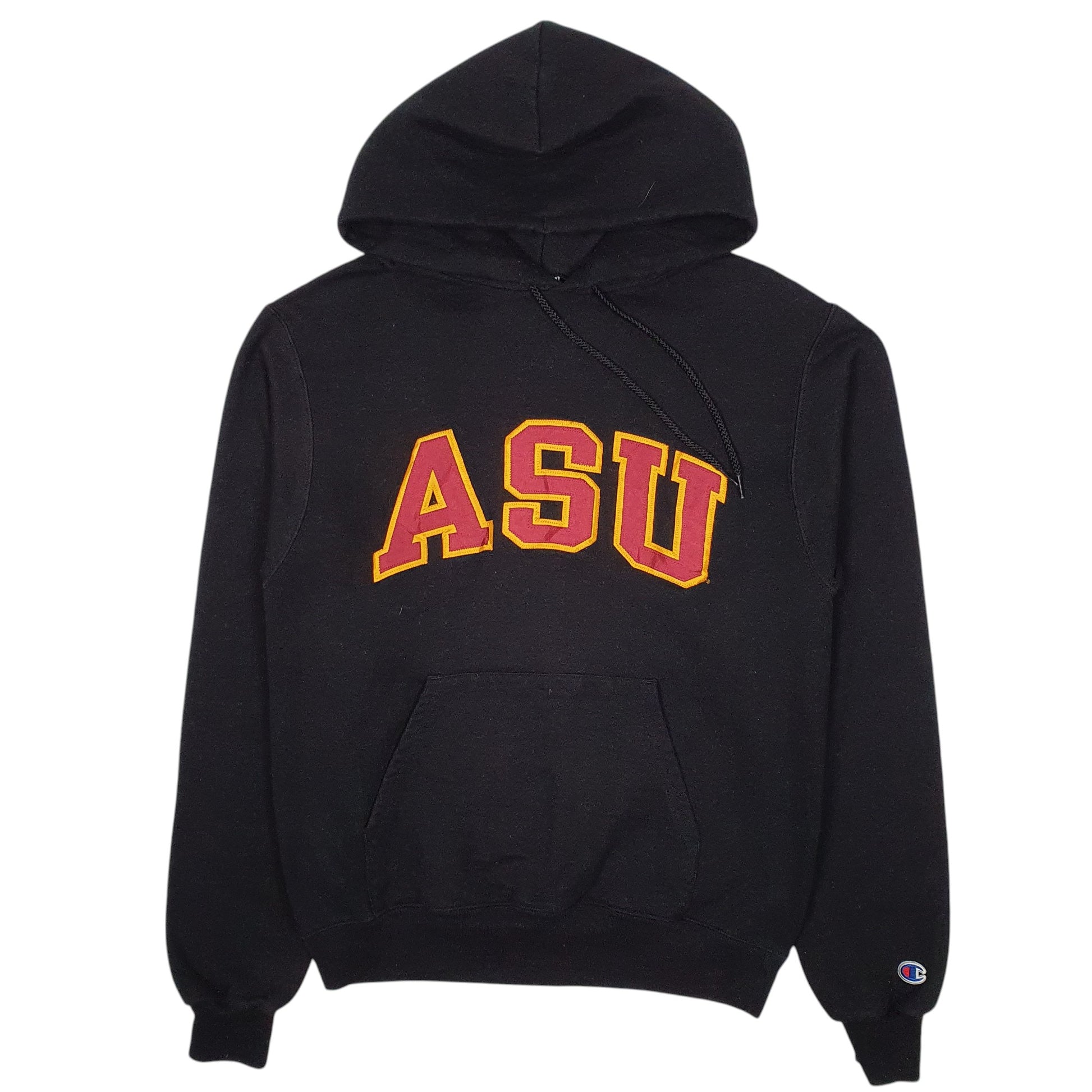 Mens Black Champion ASU Hoodie Jumper