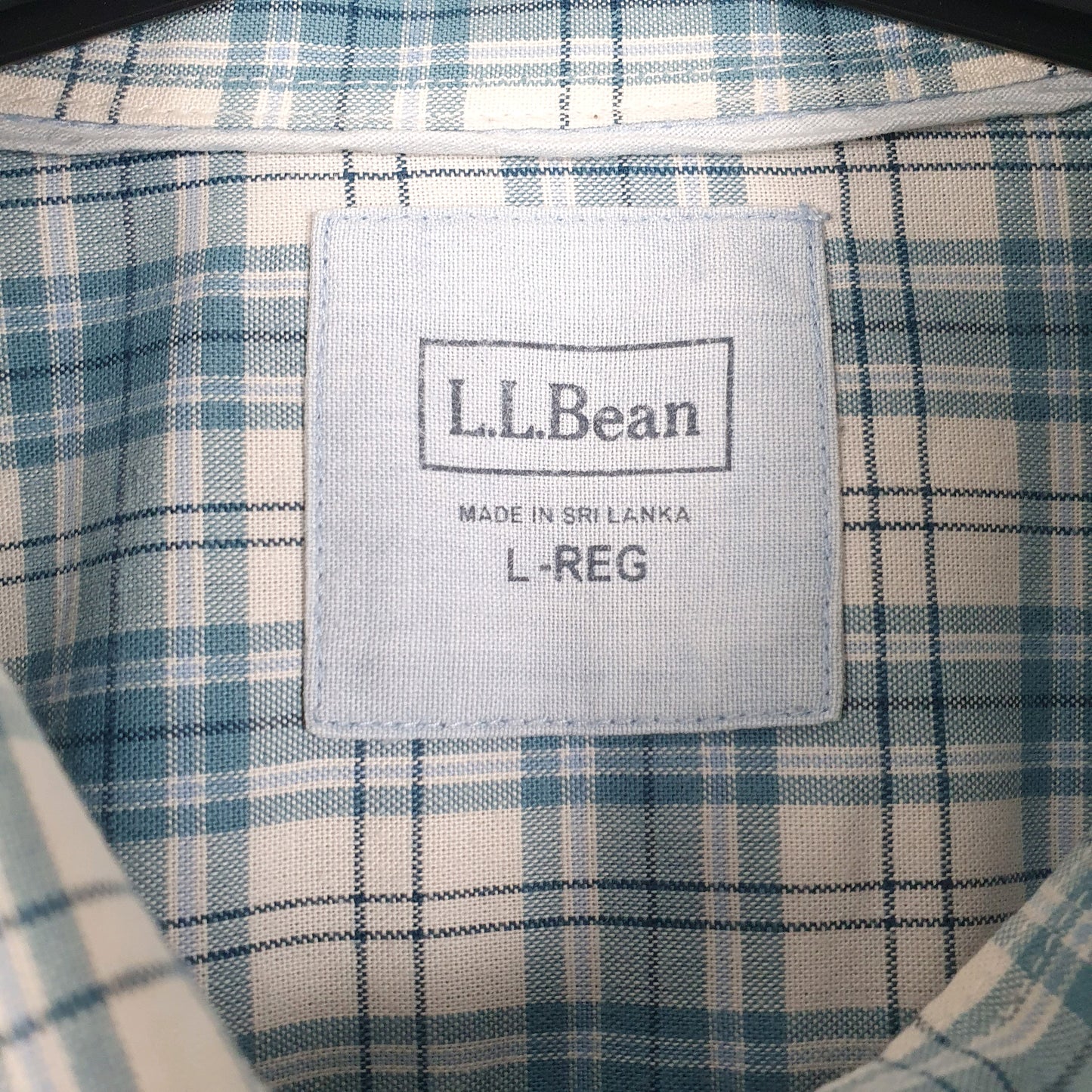 Mens Blue L.L.Bean   Shirt