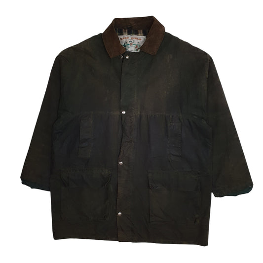 Mens Green Open Field Coat