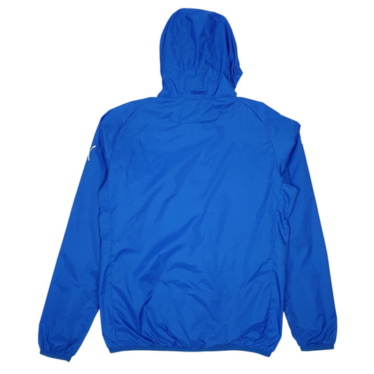 Mens Blue Puma International Soccer  Coat