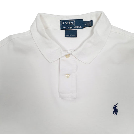Mens White Polo Ralph Lauren   Polo Shirt