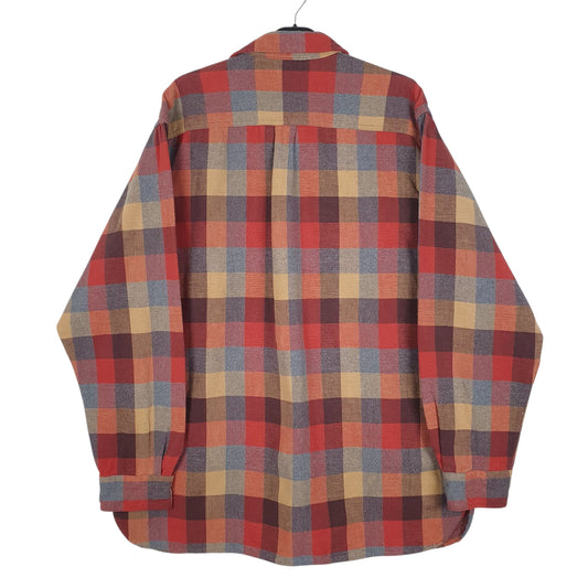 Mens Grey L.L.Bean Chamois  Shirt