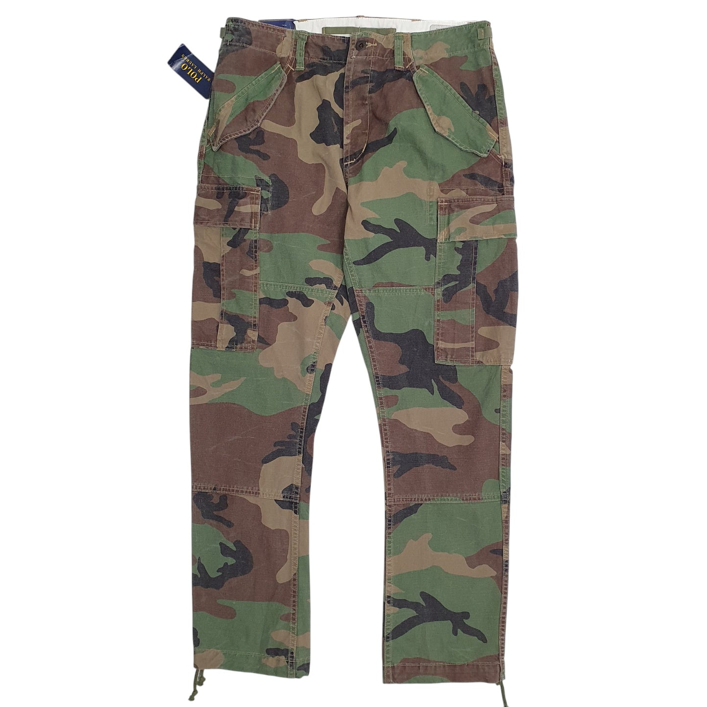 Mens Camouflage Polo Ralph Lauren Army Surplus Military  Trousers
