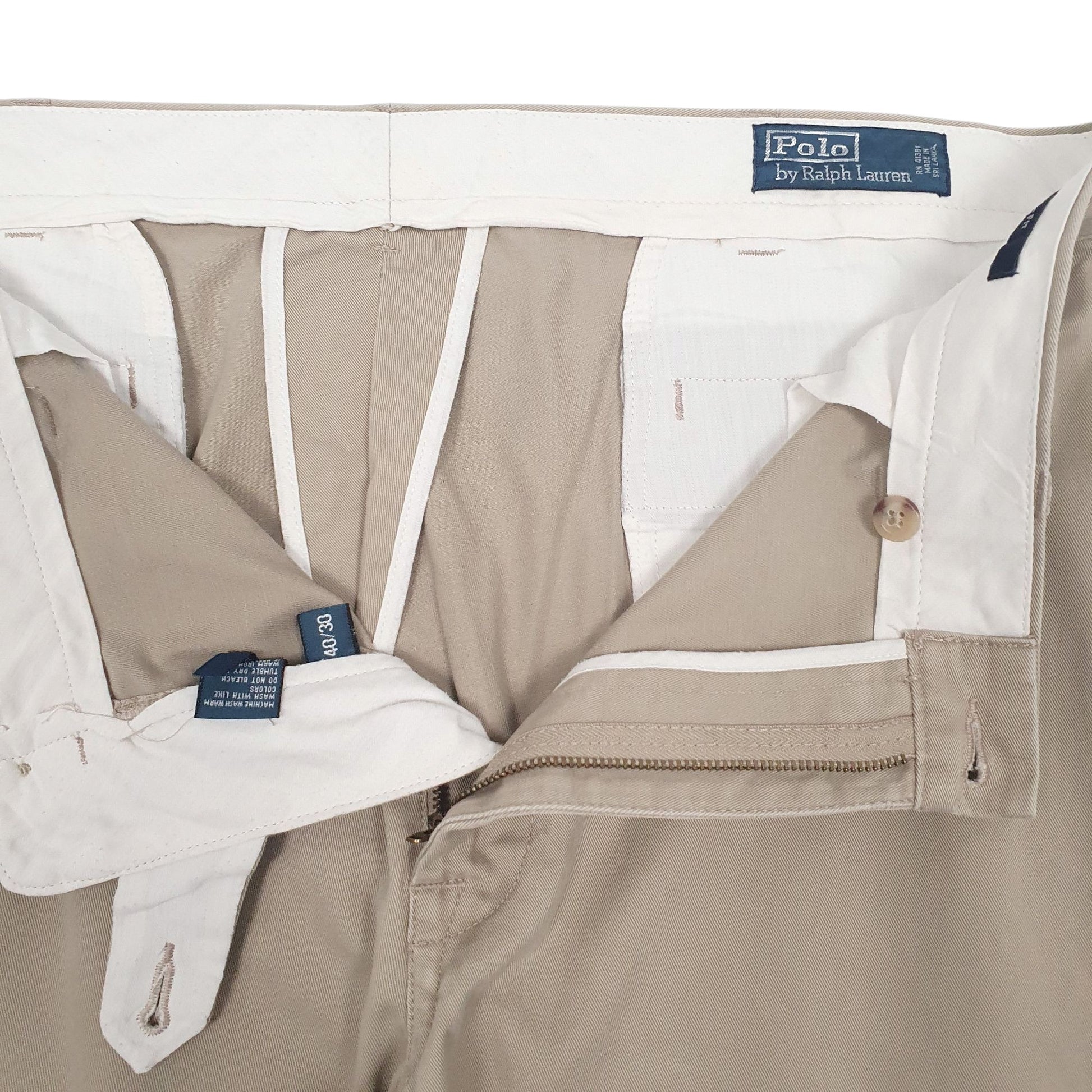 Mens Brown Polo Ralph Lauren Classic Fit  Trousers