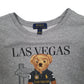 Womens Grey Polo Ralph Lauren Polo Bear Las Vegas Crewneck Jumper