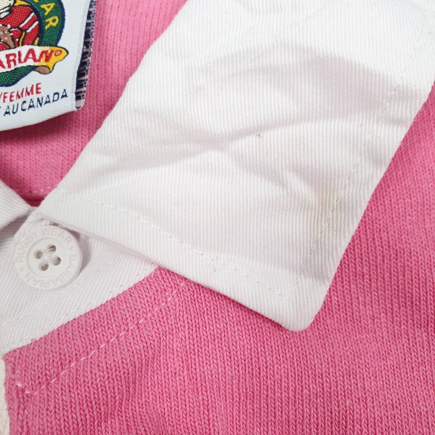 Womens Pink Barbarian   Polo Shirt