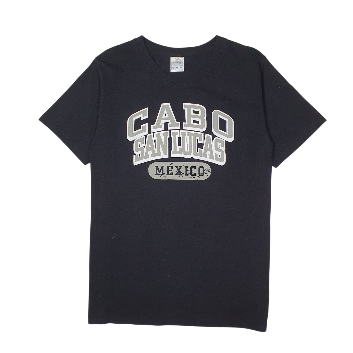 Mens Black Yazbek Cabo San Lucas Short Sleeve T Shirt