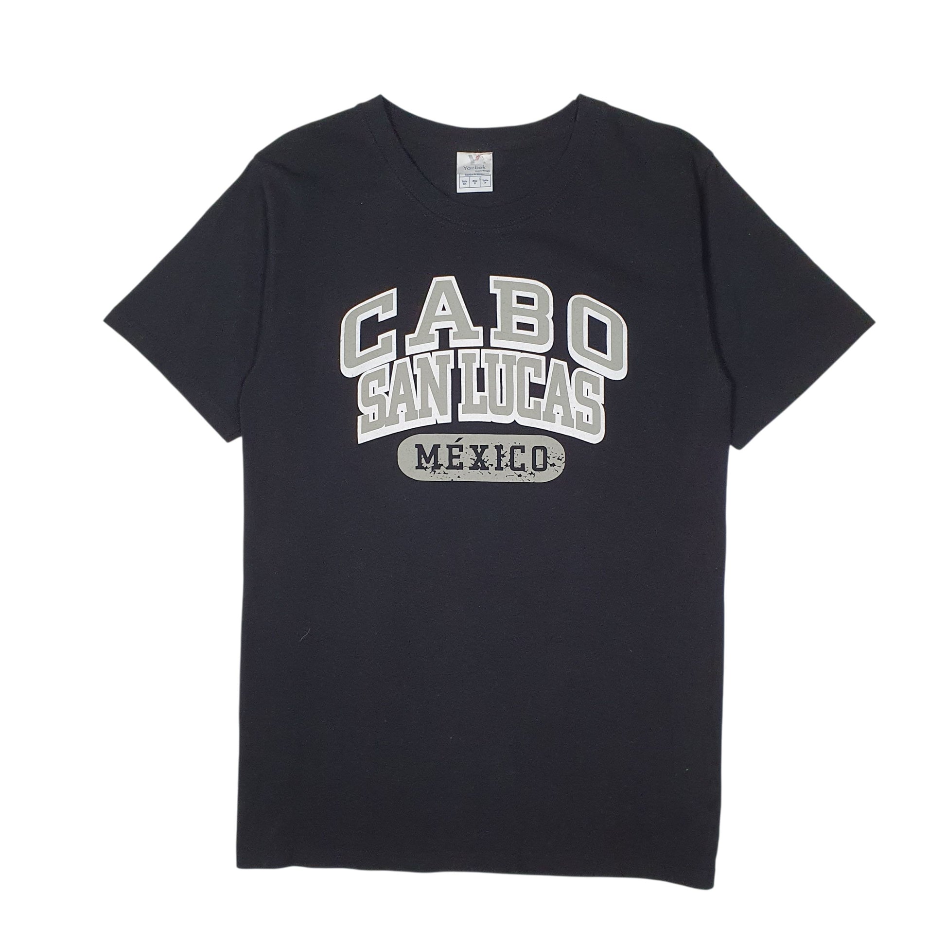 Mens Black Yazbek Cabo San Lucas Short Sleeve T Shirt